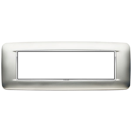 Vimar Eikon 7-Module Round Cover Plate, Clamp Mount, 210 x 80 mm — Quality Boat Parts