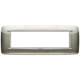 Vimar Eikon 7-Module Round Cover Plate, Clamp Mount, 210 x 80 mm — Quality Boat Parts
