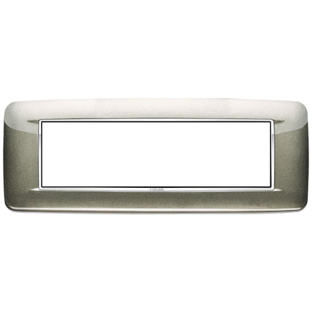 Vimar Eikon 7-Module Round Cover Plate, Clamp Mount, 210 x 80 mm — Quality Boat Parts