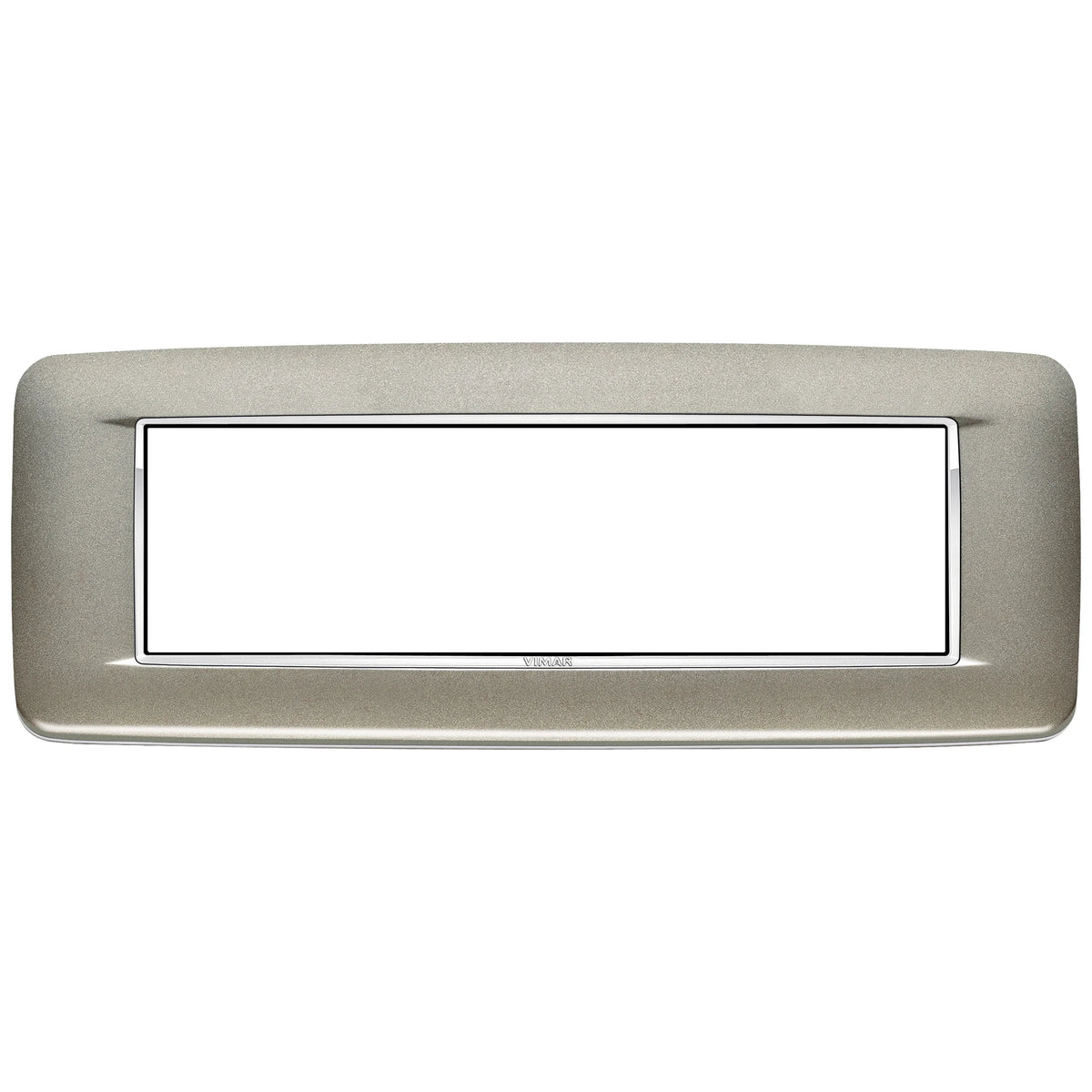 Vimar Eikon 7-Module Round Cover Plate, Clamp Mount, 210 x 80 mm — Quality Boat Parts