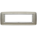 Vimar Eikon 7-Module Round Cover Plate, Clamp Mount, 210 x 80 mm — Quality Boat Parts