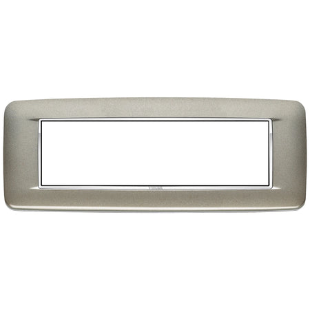 Vimar Eikon 7-Module Round Cover Plate, Clamp Mount, 210 x 80 mm — Quality Boat Parts