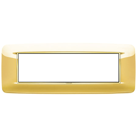 Vimar Eikon 7-Module Round Cover Plate, Clamp Mount, 210 x 80 mm — Quality Boat Parts