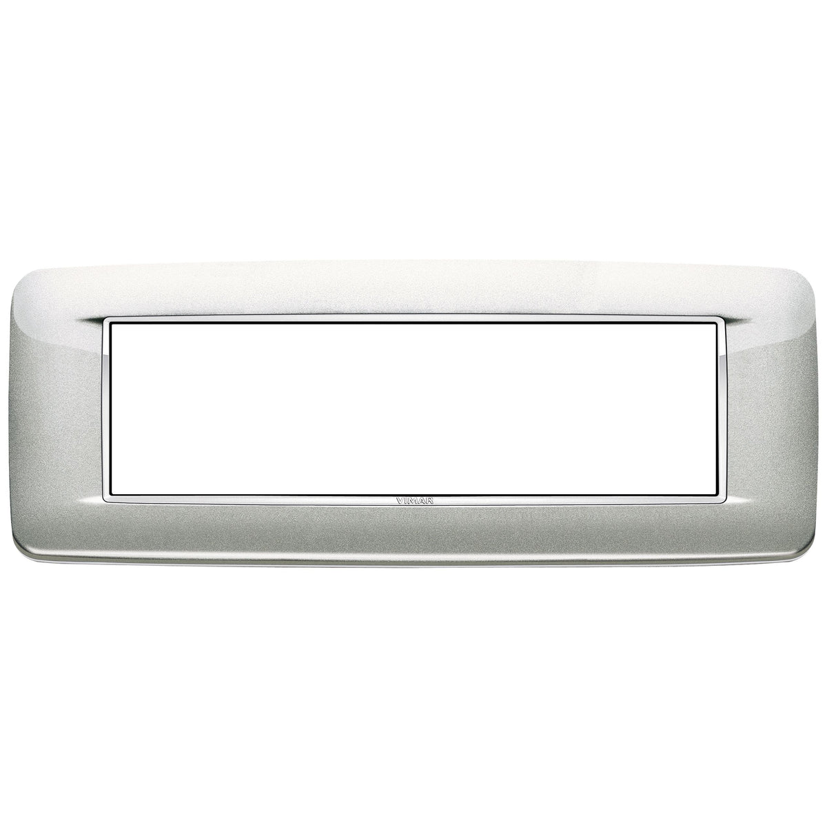 Vimar Eikon 7-Module Round Cover Plate, Clamp Mount, 210 x 80 mm — Quality Boat Parts