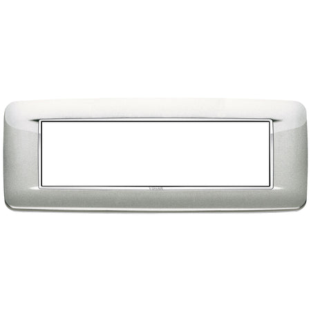 Vimar Eikon 7-Module Round Cover Plate, Clamp Mount, 210 x 80 mm — Quality Boat Parts