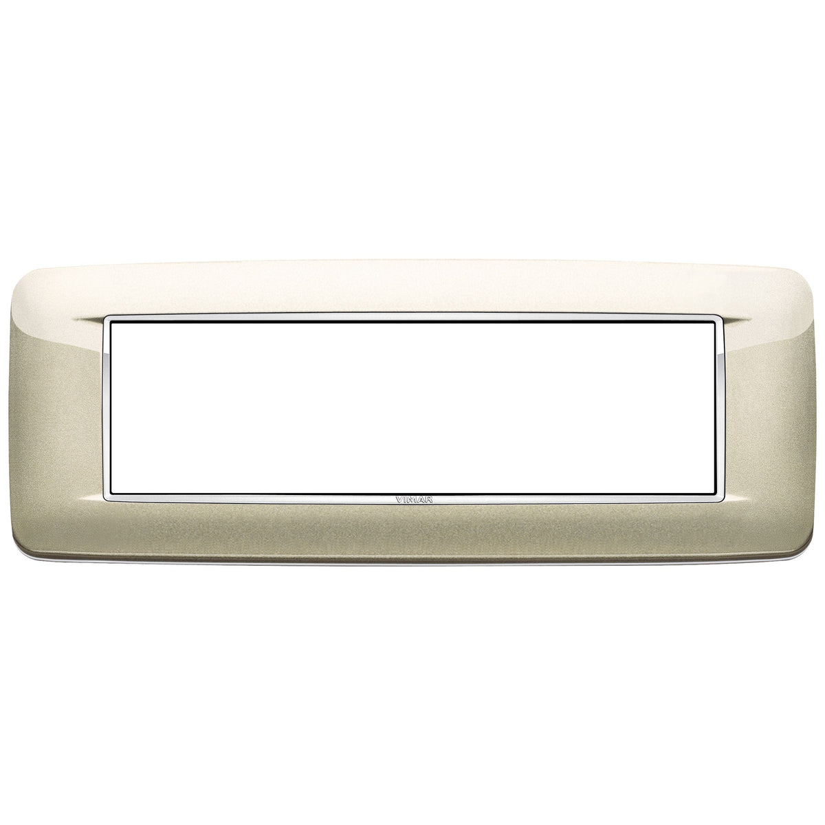 Vimar Eikon 7-Module Round Cover Plate, Clamp Mount, 210 x 80 mm — Quality Boat Parts