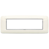 Vimar Eikon 7-Module Round Cover Plate, Clamp Mount, 210 x 80 mm — Quality Boat Parts