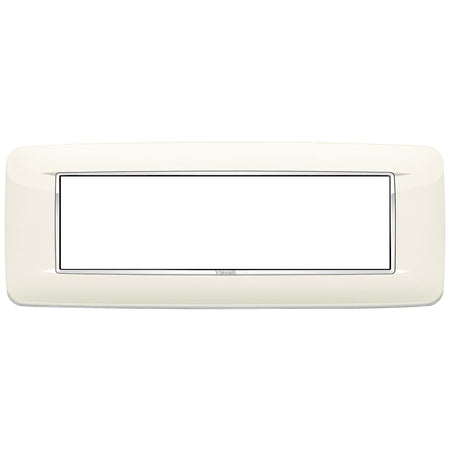 Vimar Eikon 7-Module Round Cover Plate, Clamp Mount, 210 x 80 mm — Quality Boat Parts