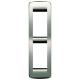 Vimar IDEA Rondò Cover Plate, 2-Module, Die-Cast Metal, Panel Mount — Quality Boat Parts