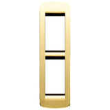 Vimar IDEA Rondò Cover Plate, 2-Module, Die-Cast Metal, Panel Mount — Quality Boat Parts