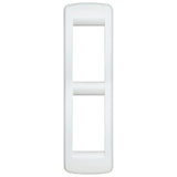 Vimar IDEA Rondò Cover Plate, 2-Module, Die-Cast Metal, Panel Mount — Quality Boat Parts