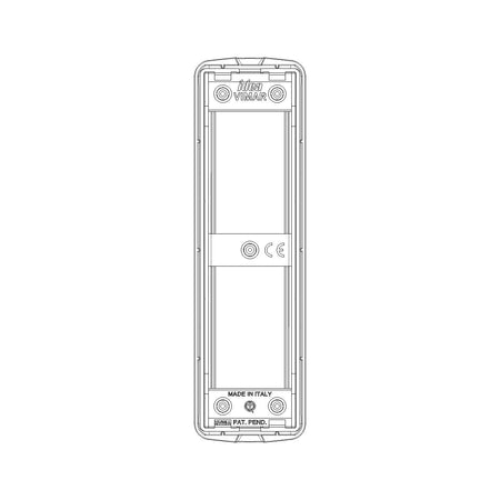 Vimar IDEA Rondò Cover Plate, 2-Module, Die-Cast Metal, Panel Mount — Quality Boat Parts