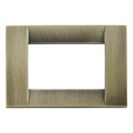Vimar Idea Classica 3-Module Cover Plate, Die-Cast Metal, Clamp Mounting — Quality Boat Parts
