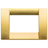 Vimar Idea Classica 3-Module Cover Plate, Die-Cast Metal, Clamp Mounting — Quality Boat Parts