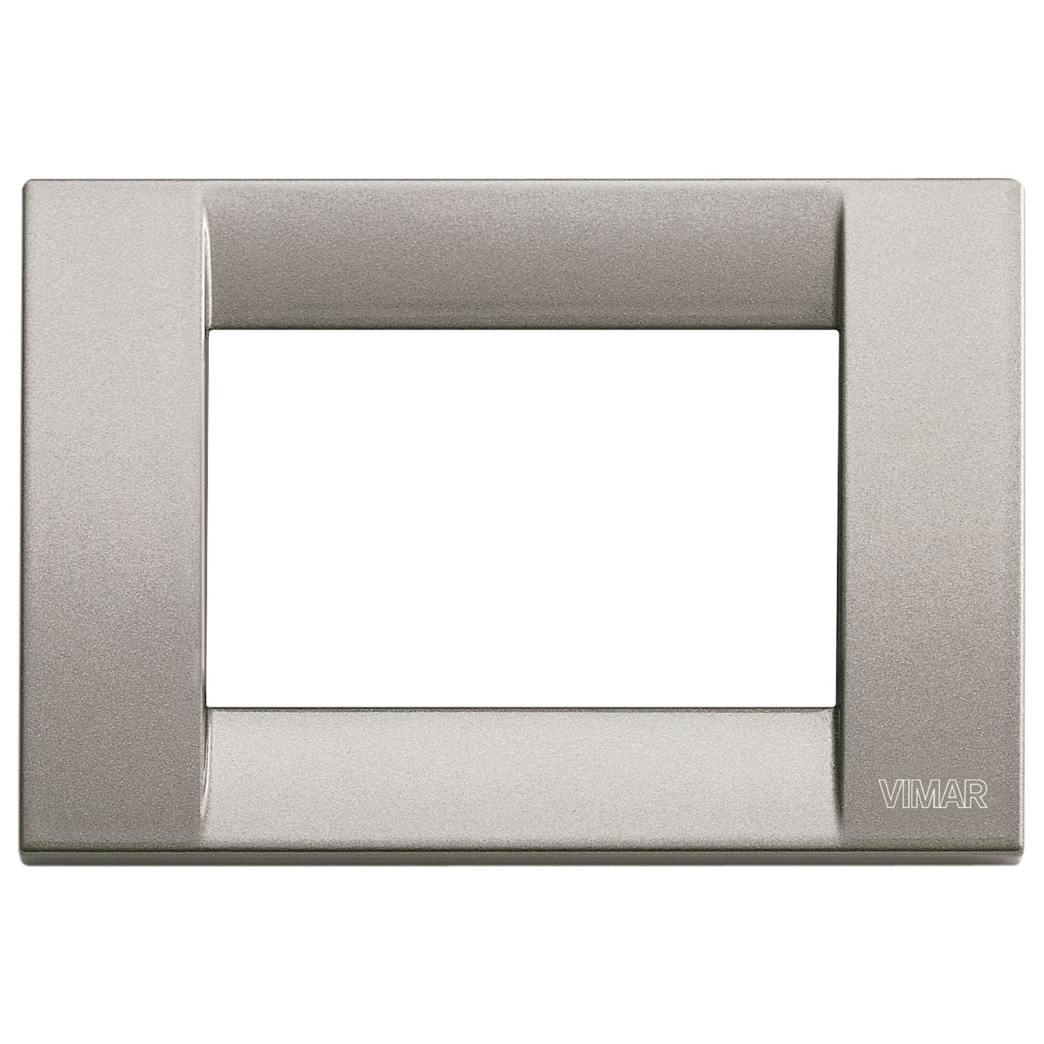 Vimar Idea Classica 3-Module Cover Plate, Die-Cast Metal, Clamp Mounting — Quality Boat Parts
