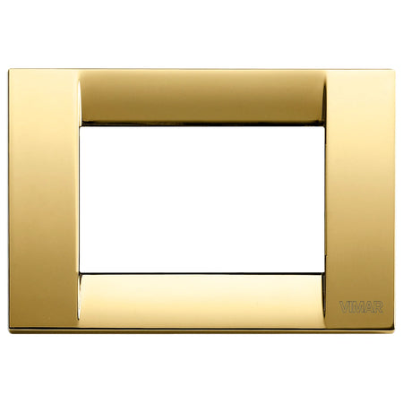Vimar Idea Classica 3-Module Cover Plate, Die-Cast Metal, Clamp Mounting — Quality Boat Parts