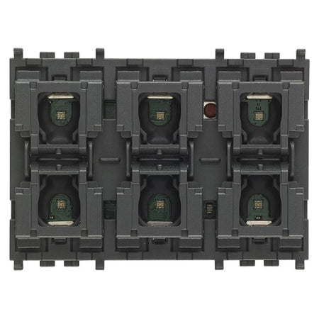 Vimar By-me Plus 6-Button Home Automation Control, 3-Module, RGB LED — Quality Boat Parts