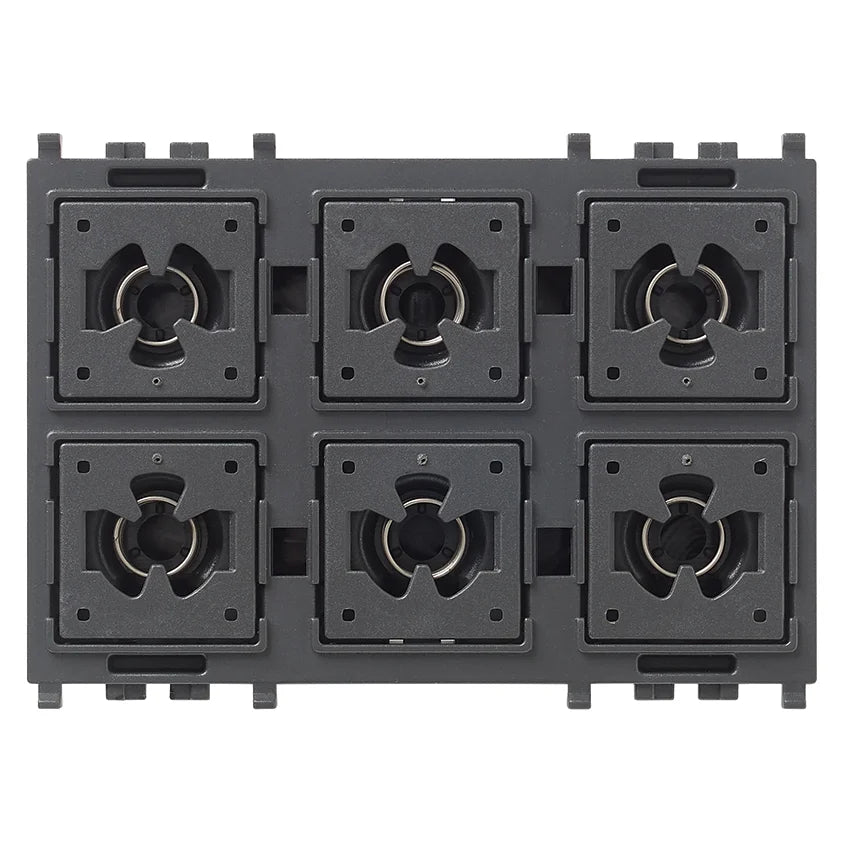 Vimar By-me Plus 6-Button Home Automation Control, 3-Module, RGB LED — Quality Boat Parts