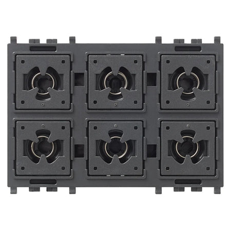Vimar By-me Plus 6-Button Home Automation Control, 3-Module, RGB LED — Quality Boat Parts