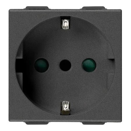 Vimar Neve Up 2P+E 16A P30 SICURY Socket Outlet, 250V, 2 Modules, Flush Mount — Quality Boat Parts