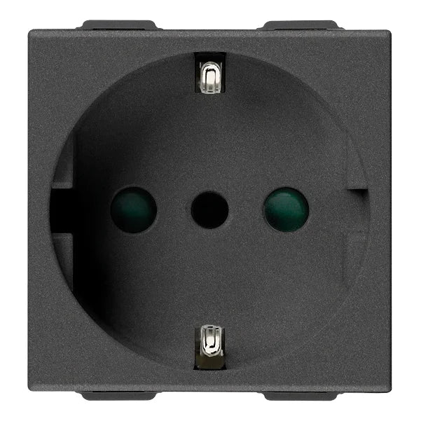 Vimar Neve Up 2P+E 16A P30 SICURY Socket Outlet, 250V, 2 Modules, Flush Mount — Quality Boat Parts
