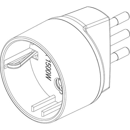 Vimar SICURY S11 to P30 Socket Adapter, 250V, 10A Plug, 16A Outlet — Quality Boat Parts