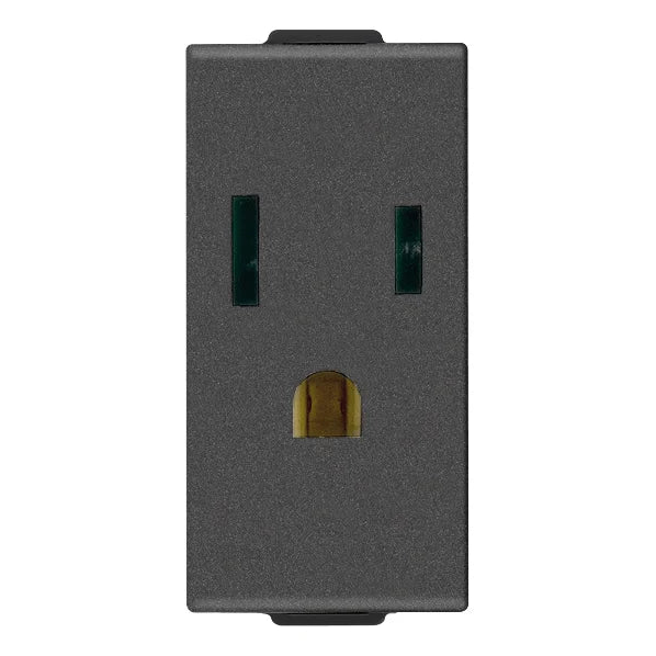 Vimar Neve Up 2P+E 15A USA+SASO Socket Outlet, 127V, Flush Mount — Quality Boat Parts