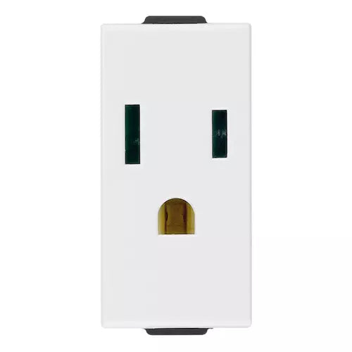 Vimar Neve Up 2P+E 15A USA+SASO Socket Outlet, 127V, Flush Mount — Quality Boat Parts