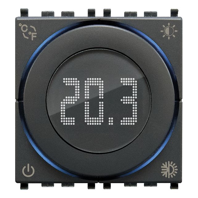 Vimar View Wireless IoT Dial Thermostat, 100-240V, 2-Module, Bluetooth 5.0 — Quality Boat Parts