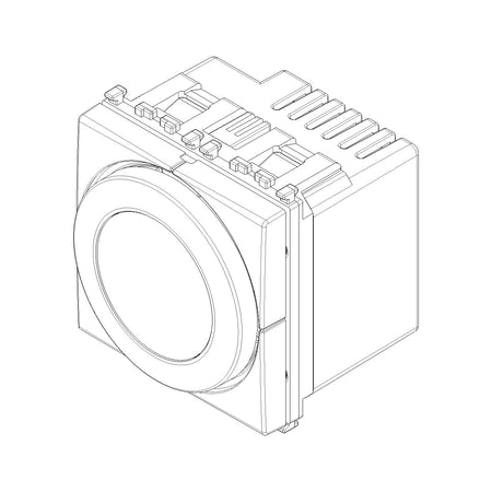 Vimar View Wireless IoT Dial Thermostat, 100-240V, 2-Module, Bluetooth 5.0 — Quality Boat Parts