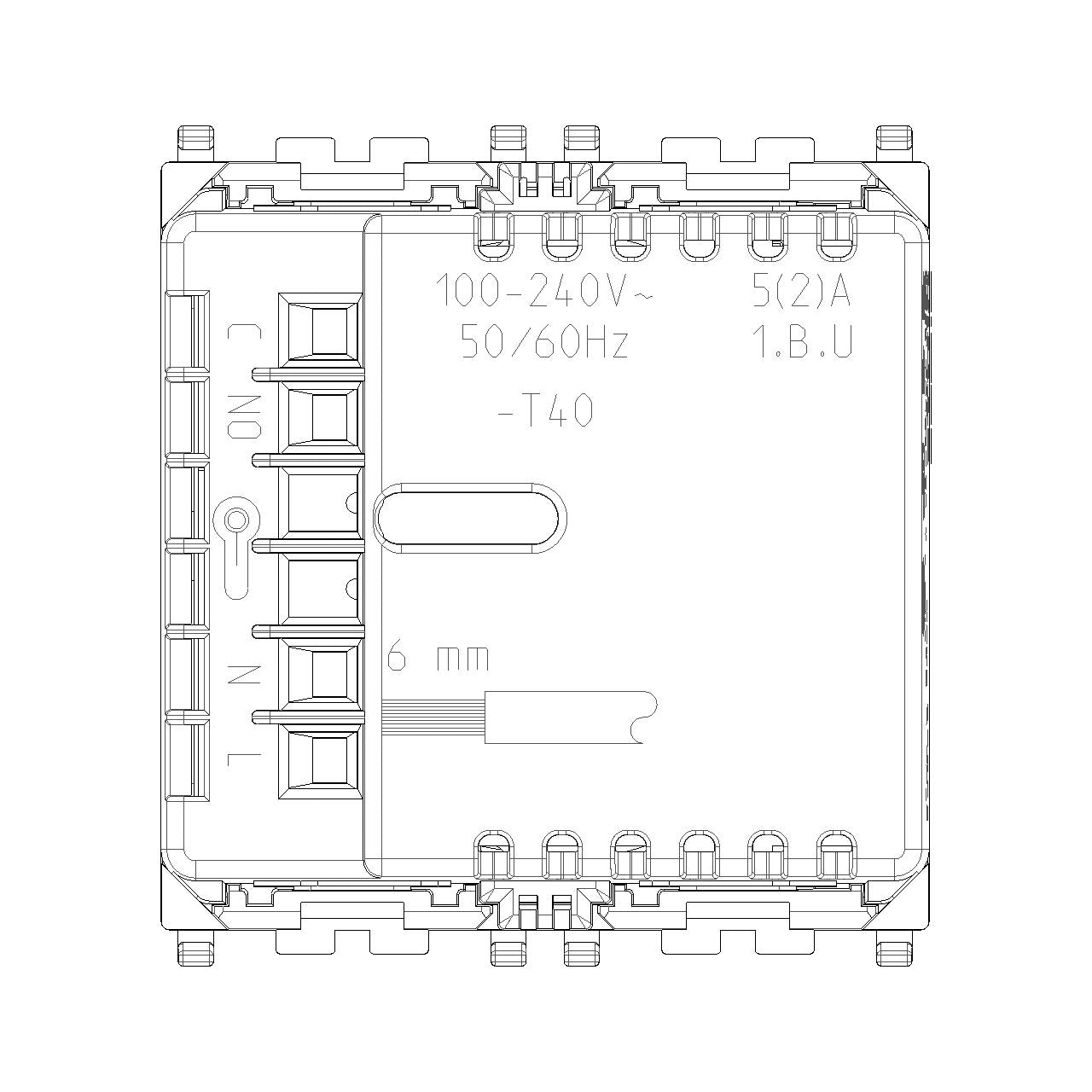 Vimar View Wireless IoT Dial Thermostat, 100-240V, 2-Module, Bluetooth 5.0 — Quality Boat Parts