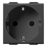 Vimar Neve Up German Standard SICURY Socket Outlet, 2P+E, 16A, 250V, 2 Modules — Quality Boat Parts