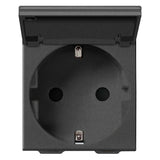 Vimar Neve Up German Standard SICURY Socket Outlet, 2P+E, 16A, 250V, 2 Modules — Quality Boat Parts