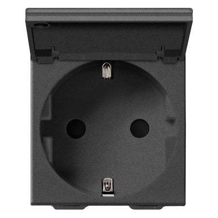 Vimar Neve Up German Standard SICURY Socket Outlet, 2P+E, 16A, 250V, 2 Modules — Quality Boat Parts