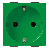 Vimar Neve Up German Standard SICURY Socket Outlet, 2P+E, 16A, 250V, 2 Modules — Quality Boat Parts