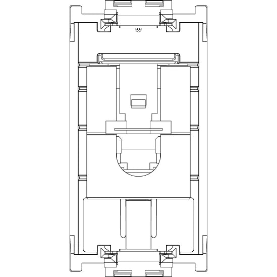 Vimar 8000 Series RJ45 Netsafe Outlet, T568A/B Universal Wiring — Quality Boat Parts