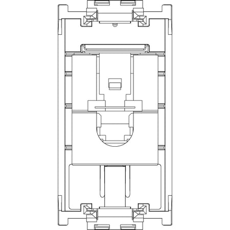 Vimar 8000 Series RJ45 Netsafe Outlet, T568A/B Universal Wiring — Quality Boat Parts