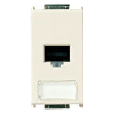 Vimar 8000 Series RJ45 Netsafe Outlet, T568A/B Universal Wiring — Quality Boat Parts
