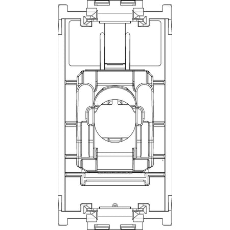 Vimar 8000 Series RJ45 Netsafe Outlet, T568A/B Universal Wiring — Quality Boat Parts