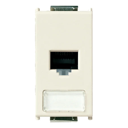 Vimar 8000 Series RJ45 Netsafe Outlet, T568A/B Universal Wiring — Quality Boat Parts