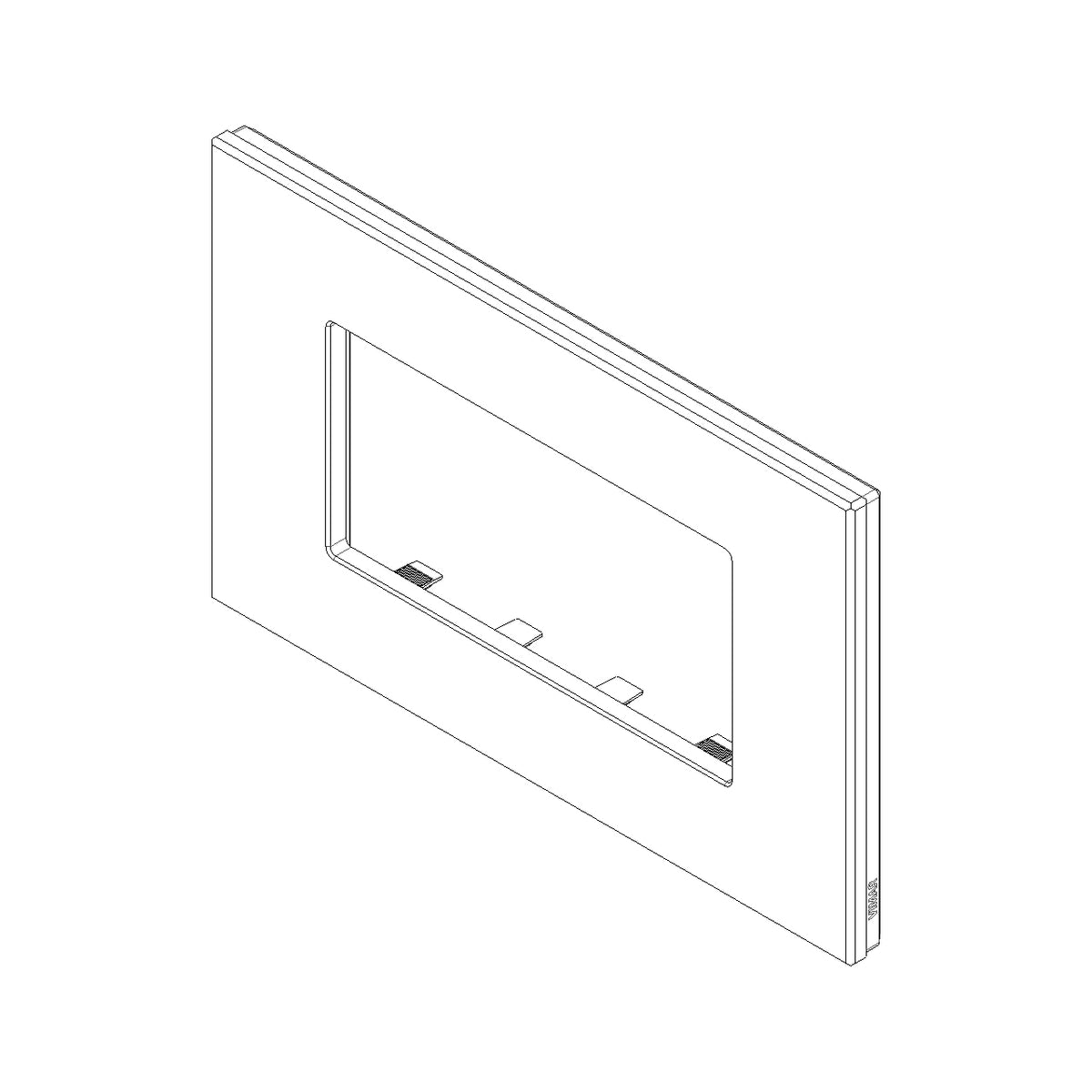 Vimar Eikon EXÉ 4-Module Cover Plate, 144.5 x 90 mm — Quality Boat Parts