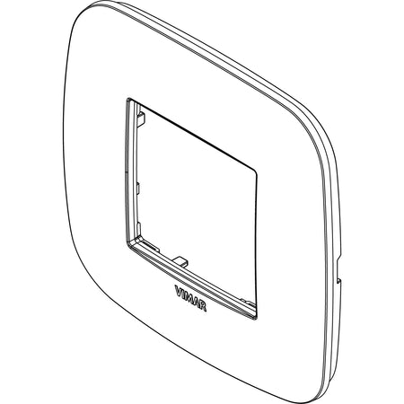 Vimar Arké 19672 2-Module Round Cover Plate — Quality Boat Parts