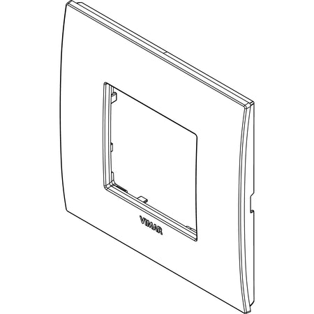 Vimar Arké Classic 2-Module Cover Plate, 90 x 90 mm — Quality Boat Parts