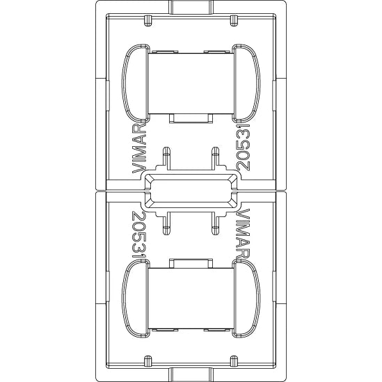 Vimar EIKON Spare 1-Module Interchangeable Button, Thermoplastic — Quality Boat Parts