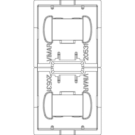 Vimar EIKON Spare 1-Module Interchangeable Button, Thermoplastic — Quality Boat Parts