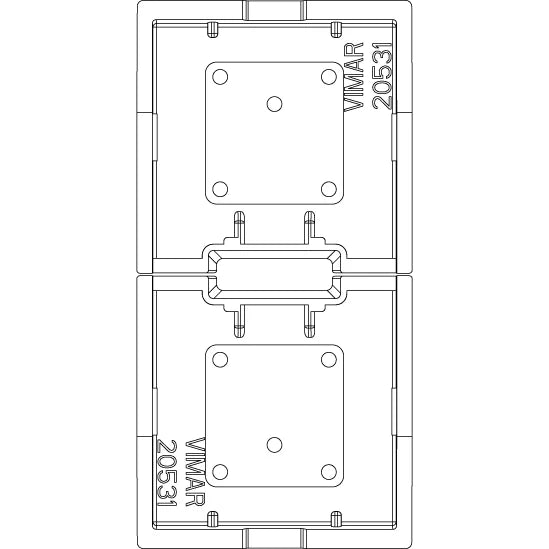 Vimar EIKON Spare 1-Module Interchangeable Button, Thermoplastic — Quality Boat Parts