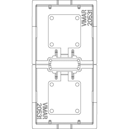 Vimar EIKON Spare 1-Module Interchangeable Button, Thermoplastic — Quality Boat Parts