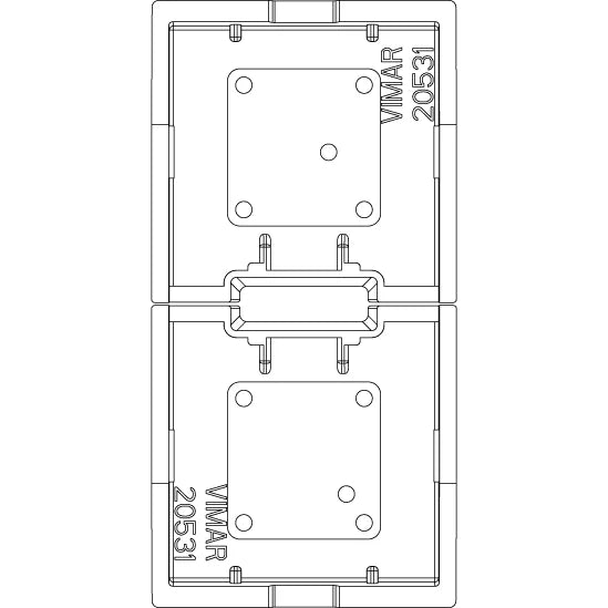 Vimar EIKON Spare 1-Module Interchangeable Button, Thermoplastic — Quality Boat Parts