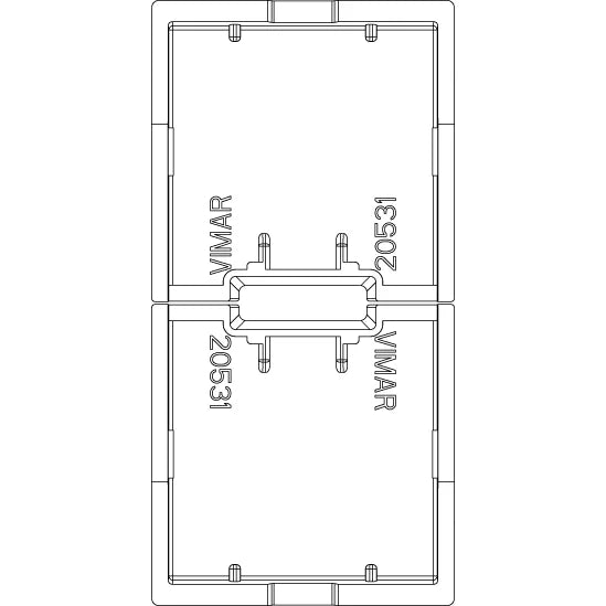 Vimar EIKON Spare 1-Module Interchangeable Button, Thermoplastic — Quality Boat Parts