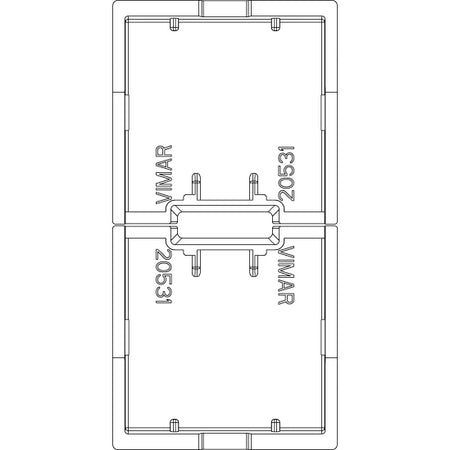 Vimar EIKON Spare 1-Module Interchangeable Button, Thermoplastic — Quality Boat Parts